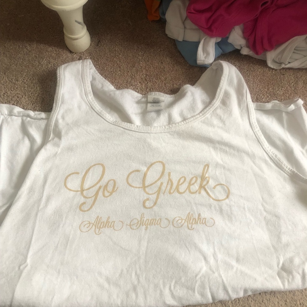 Alpha Sigma Alpha tank top